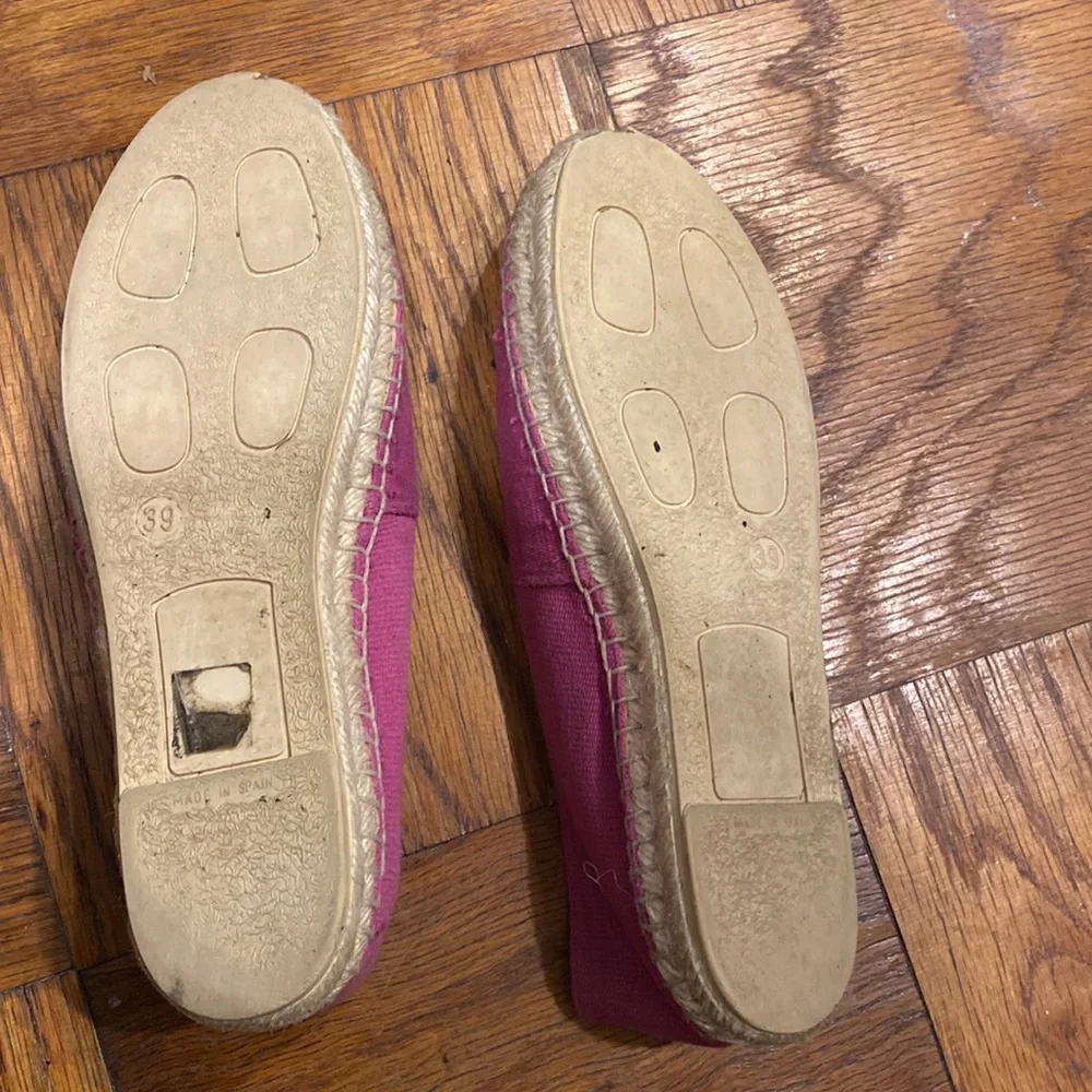 Kenzo Tiger Pink/Purple Espadrilles Cotton Size 41